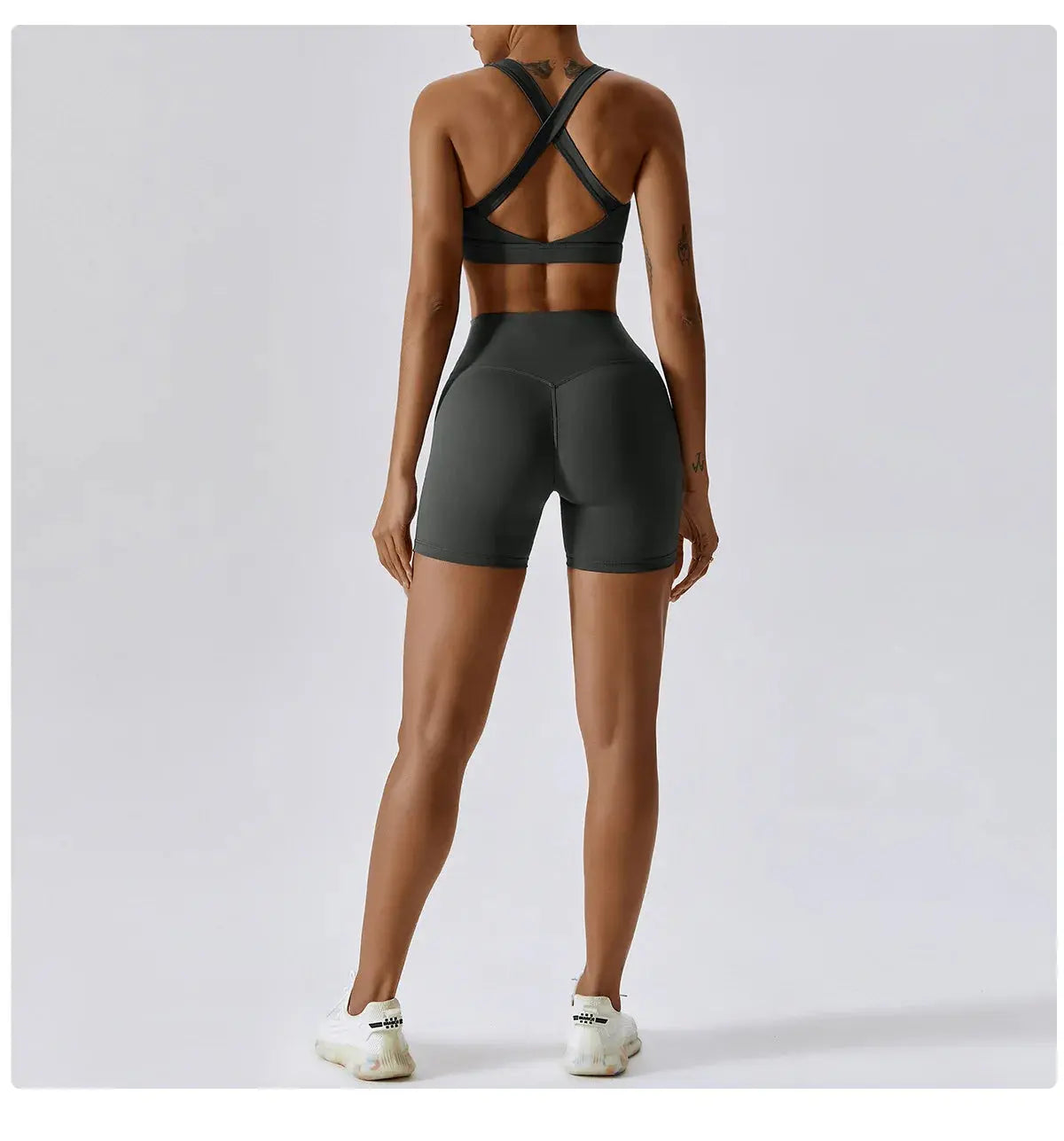 2PCS Fitness Suit Women's Tracksuit Yoga Sets Sportswear Workout Clothes Sports Bra High Waist Leggings Gym Clothing Sports Suit luxecrown.co.uk