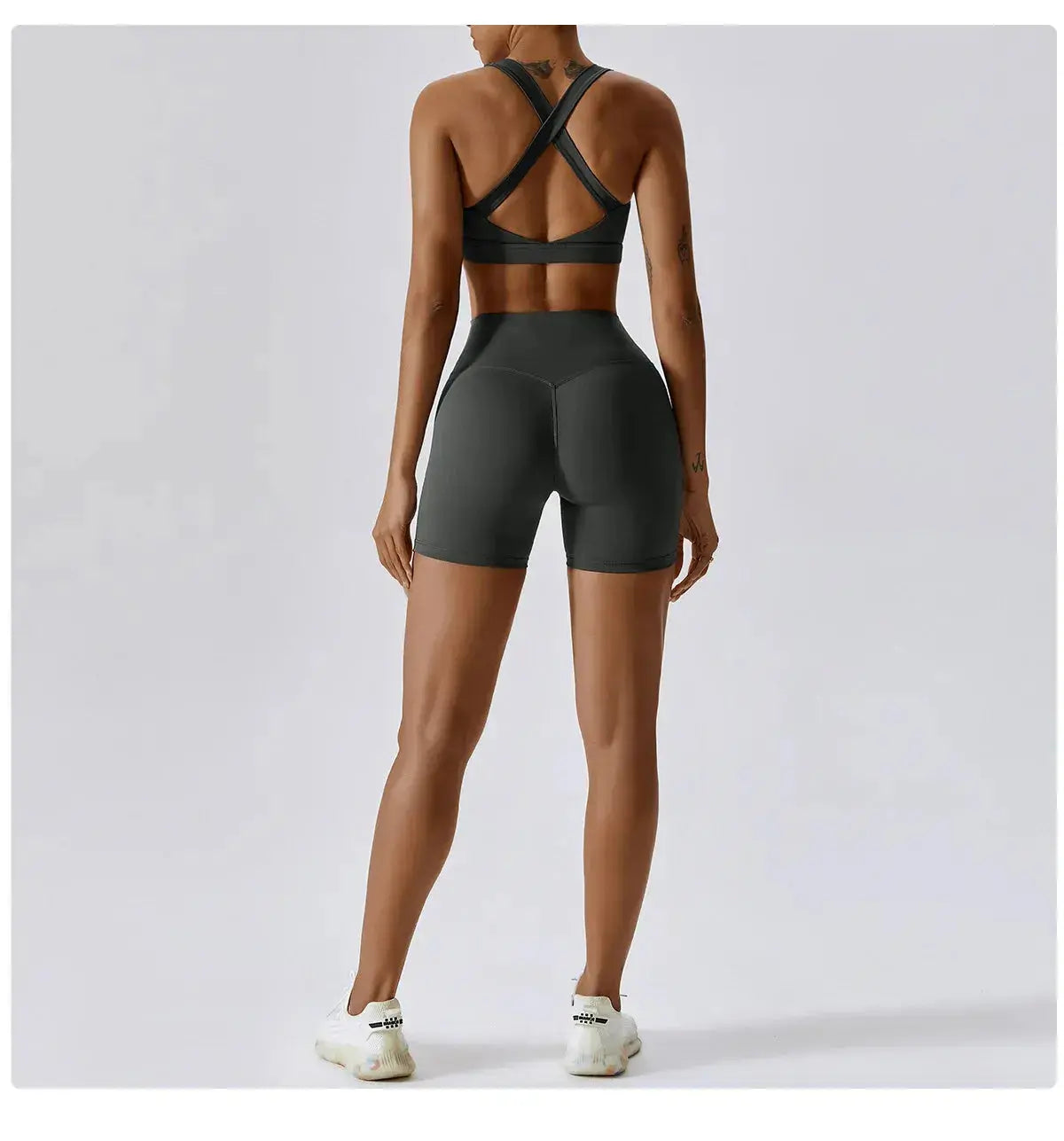 2PCS Fitness Suit Women's Tracksuit Yoga Sets Sportswear Workout Clothes Sports Bra High Waist Leggings Gym Clothing Sports Suit luxecrown.co.uk