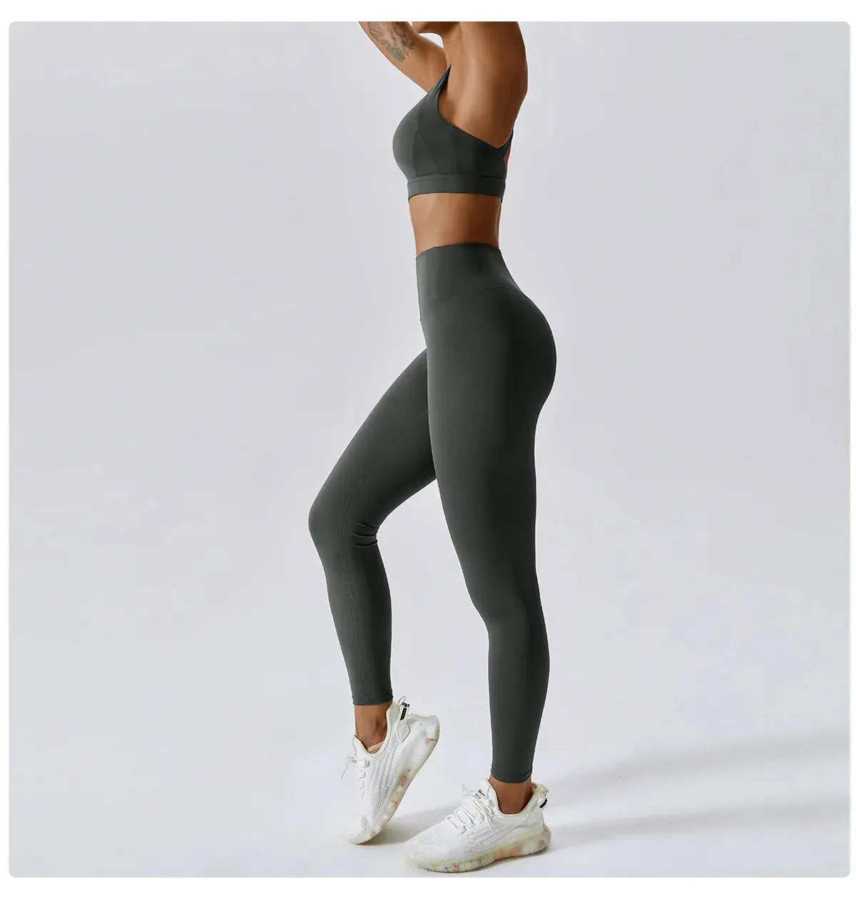 2PCS Fitness Suit Women's Tracksuit Yoga Sets Sportswear Workout Clothes Sports Bra High Waist Leggings Gym Clothing Sports Suit luxecrown.co.uk