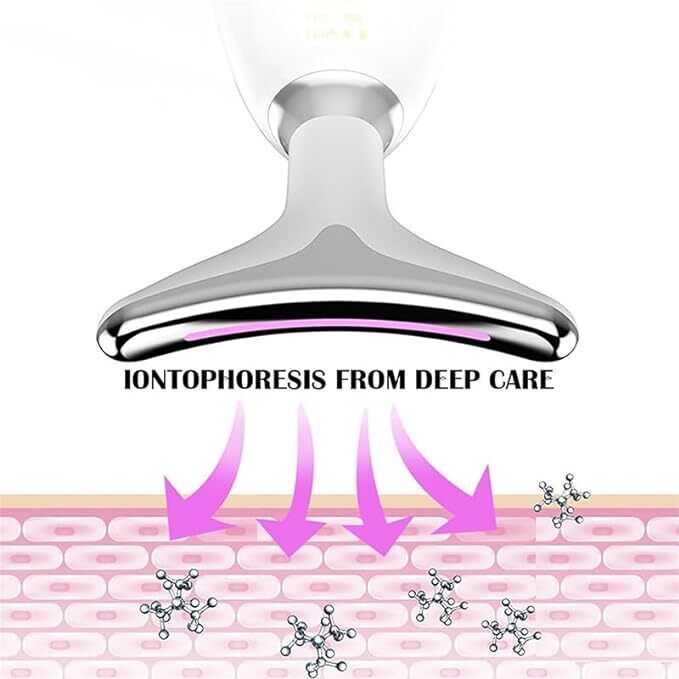 7 Colours Neck Face Lifting Massager Skin Tighten Device LED Anti Wrinkle Beauty StreetSharks