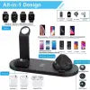 30W 6-in-1 Universal Charging Dock – Fast Wireless Charger & 3-in-1 Charging Station for Phones & Smartwatches Streetsharks