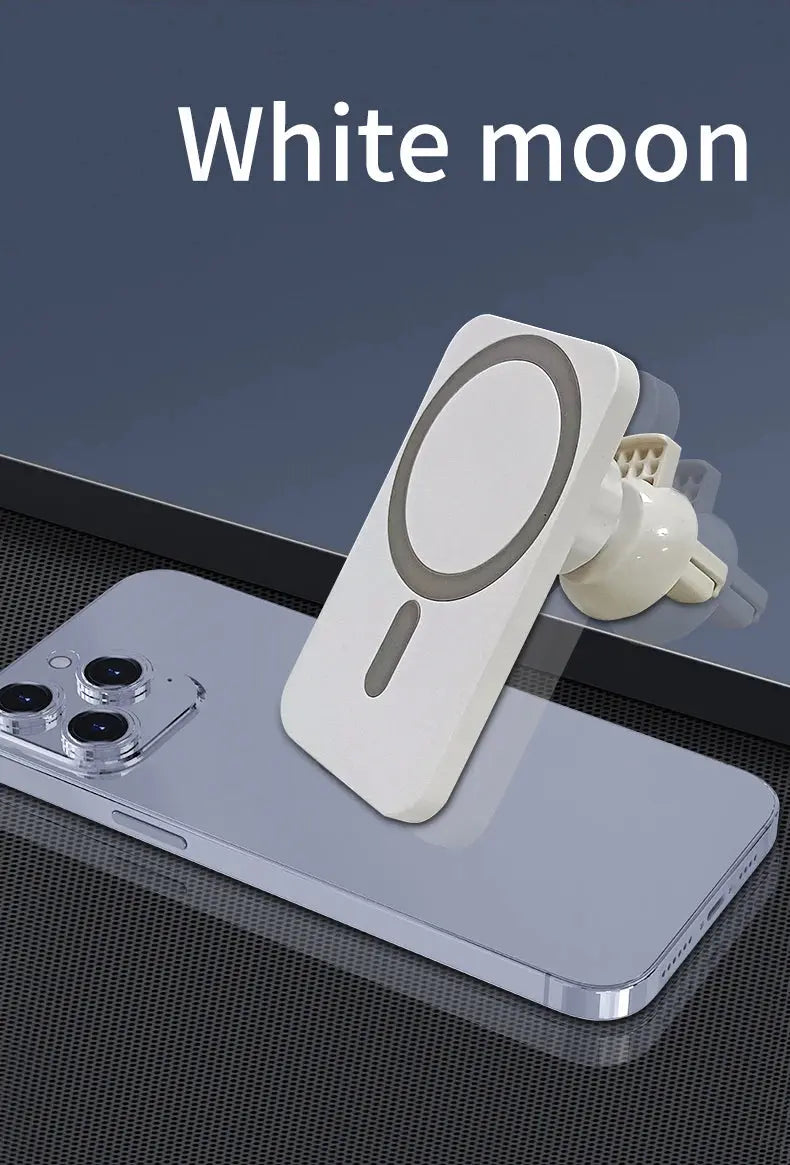 30W Magnetic Car Wireless Charger For iPhone 15 14 13 12 Pro Max Mini Macsafe Car Phone Holder Stand Mount Fast Charging Station luxecrown.co.uk