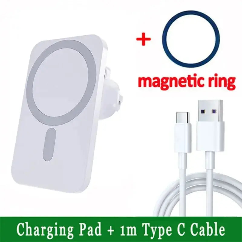 30W Magnetic Car Wireless Charger For iPhone 15 14 13 12 Pro Max Mini Macsafe Car Phone Holder Stand Mount Fast Charging Station luxecrown.co.uk