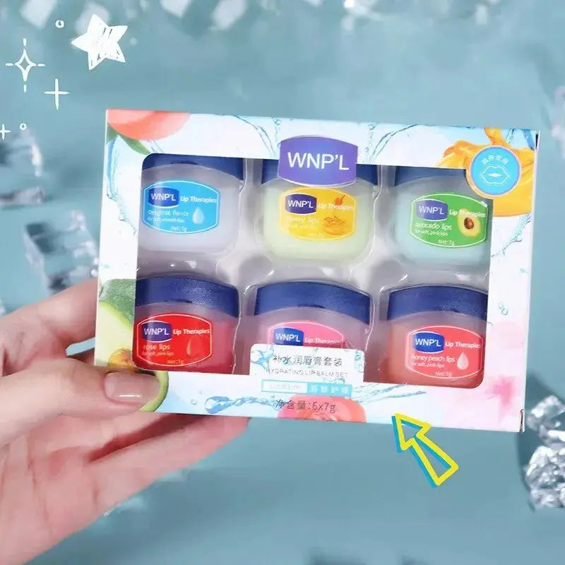 4/6/8pcs Moisturizing Lip Balm Set Whitening Moisturizing Base Natural Plant Base Moisturizing Crack Lip Care Jelly Moisturizer luxecrown.co.uk
