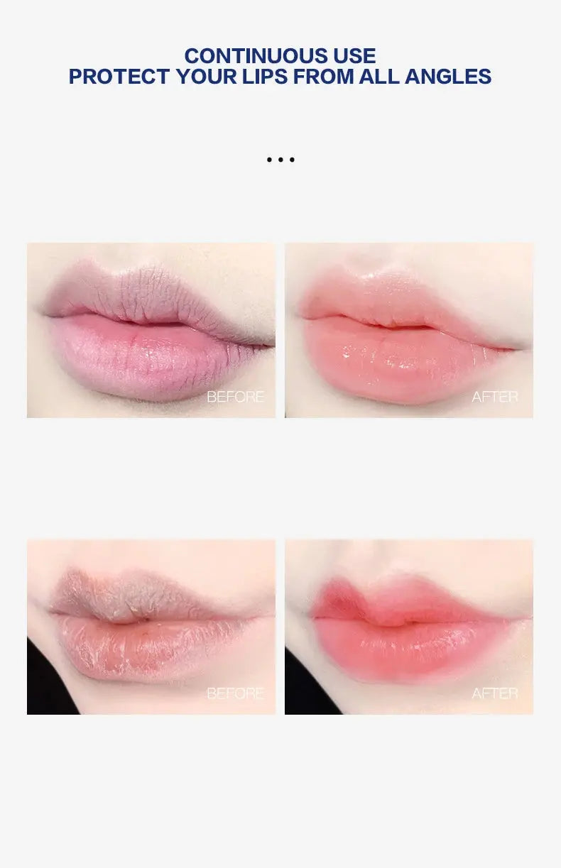 4/6/8pcs Moisturizing Lip Balm Set Whitening Moisturizing Base Natural Plant Base Moisturizing Crack Lip Care Jelly Moisturizer luxecrown.co.uk
