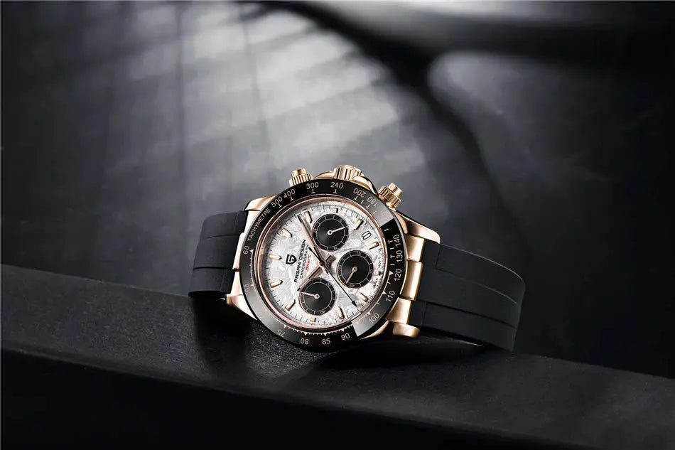 40mm New V2 PAGANI DESIGN Men's Quartz Watches Sapphire Retro Chronograph Stainless Steel Waterproof Watch Men Relogio Masculino luxecrown.co.uk
