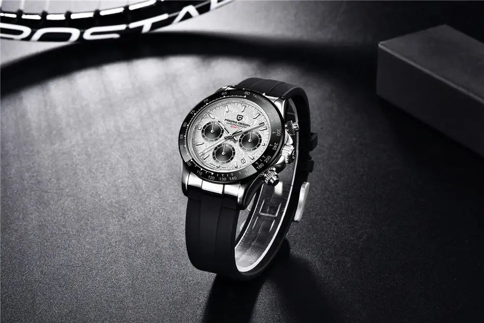 40mm New V2 PAGANI DESIGN Men's Quartz Watches Sapphire Retro Chronograph Stainless Steel Waterproof Watch Men Relogio Masculino luxecrown.co.uk