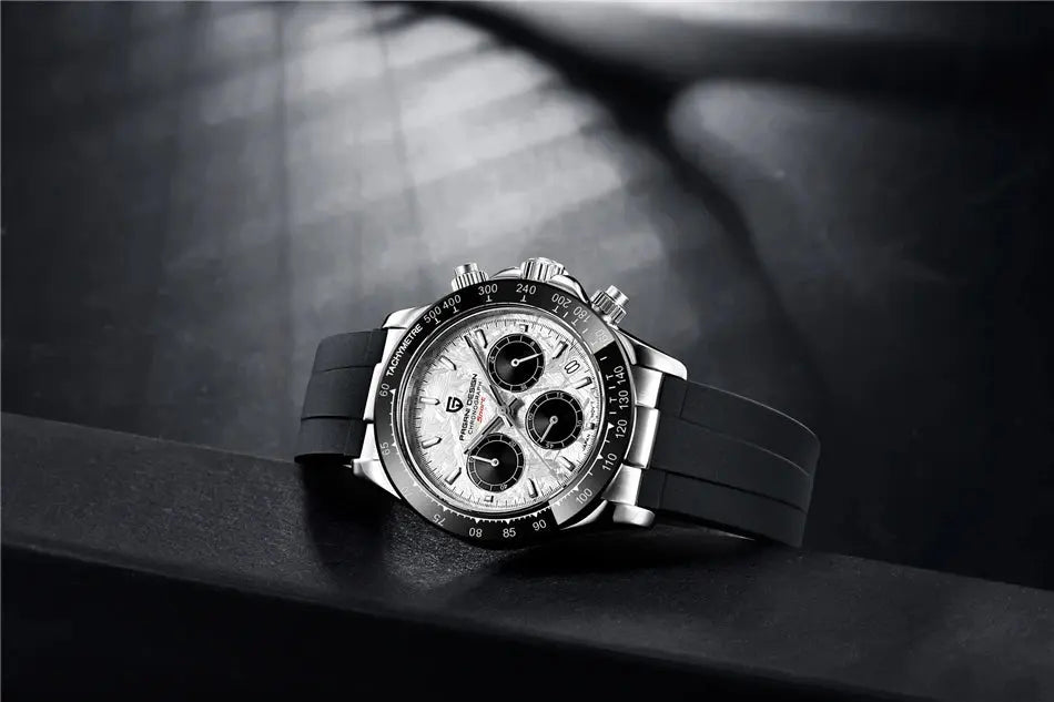 40mm New V2 PAGANI DESIGN Men's Quartz Watches Sapphire Retro Chronograph Stainless Steel Waterproof Watch Men Relogio Masculino luxecrown.co.uk