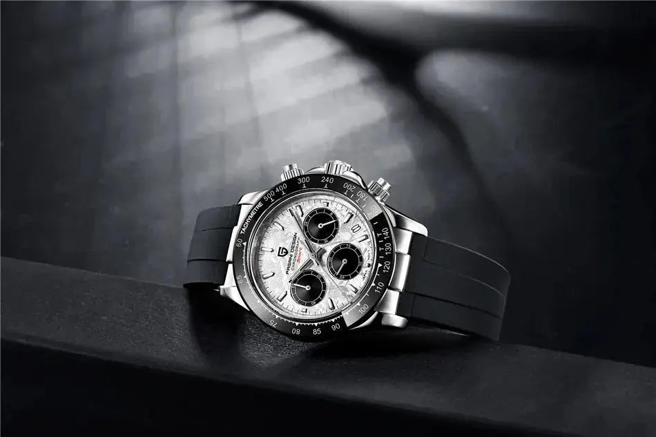 40mm New V2 PAGANI DESIGN Men's Quartz Watches Sapphire Retro Chronograph Stainless Steel Waterproof Watch Men Relogio Masculino luxecrown.co.uk