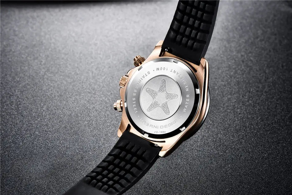 40mm New V2 PAGANI DESIGN Men's Quartz Watches Sapphire Retro Chronograph Stainless Steel Waterproof Watch Men Relogio Masculino luxecrown.co.uk