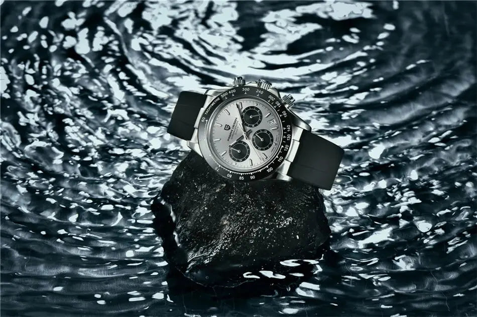 40mm New V2 PAGANI DESIGN Men's Quartz Watches Sapphire Retro Chronograph Stainless Steel Waterproof Watch Men Relogio Masculino luxecrown.co.uk