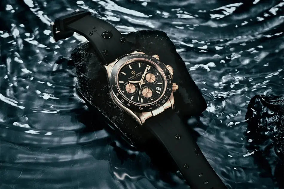 40mm New V2 PAGANI DESIGN Men's Quartz Watches Sapphire Retro Chronograph Stainless Steel Waterproof Watch Men Relogio Masculino luxecrown.co.uk
