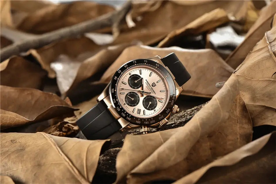 40mm New V2 PAGANI DESIGN Men's Quartz Watches Sapphire Retro Chronograph Stainless Steel Waterproof Watch Men Relogio Masculino luxecrown.co.uk