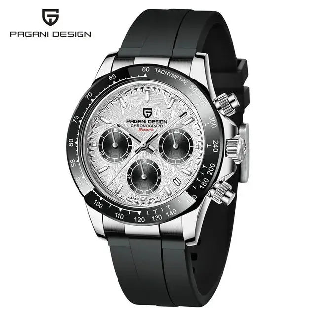 40mm New V2 PAGANI DESIGN Men's Quartz Watches Sapphire Retro Chronograph Stainless Steel Waterproof Watch Men Relogio Masculino luxecrown.co.uk