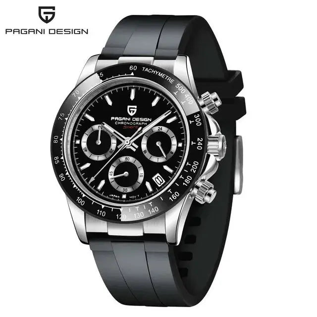 40mm New V2 PAGANI DESIGN Men's Quartz Watches Sapphire Retro Chronograph Stainless Steel Waterproof Watch Men Relogio Masculino luxecrown.co.uk