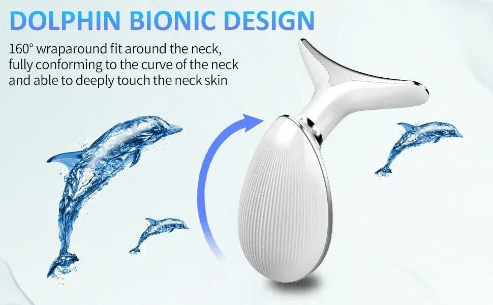 7 Colours Neck Face Lifting Massager Skin Tighten Device LED Anti Wrinkle Beauty StreetSharks