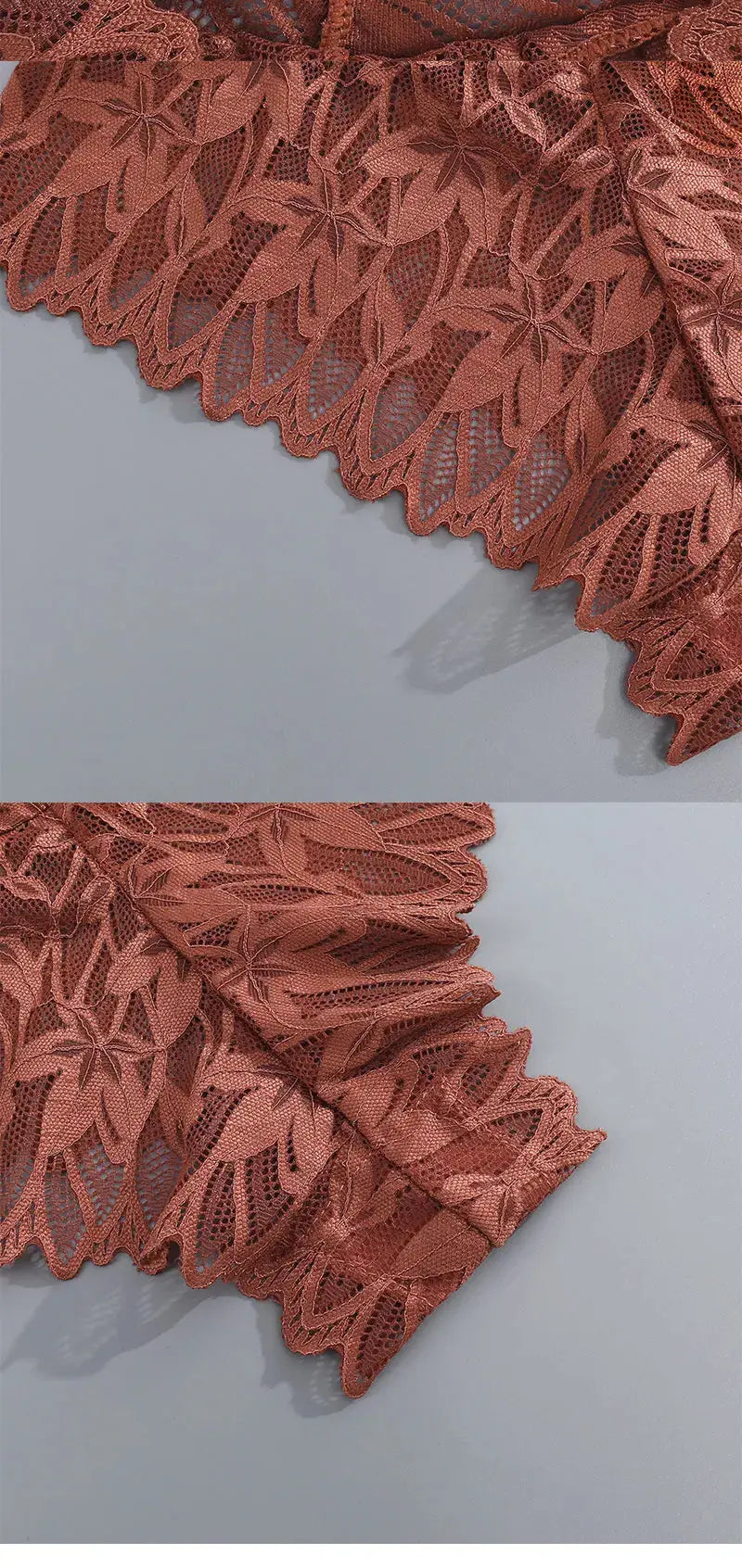 4PCS Women Floral Lace Panties Sexy Perspective G-String High Waist Solid Color Underpants Female Breathable Intimates Lingerie luxecrown.co.uk
