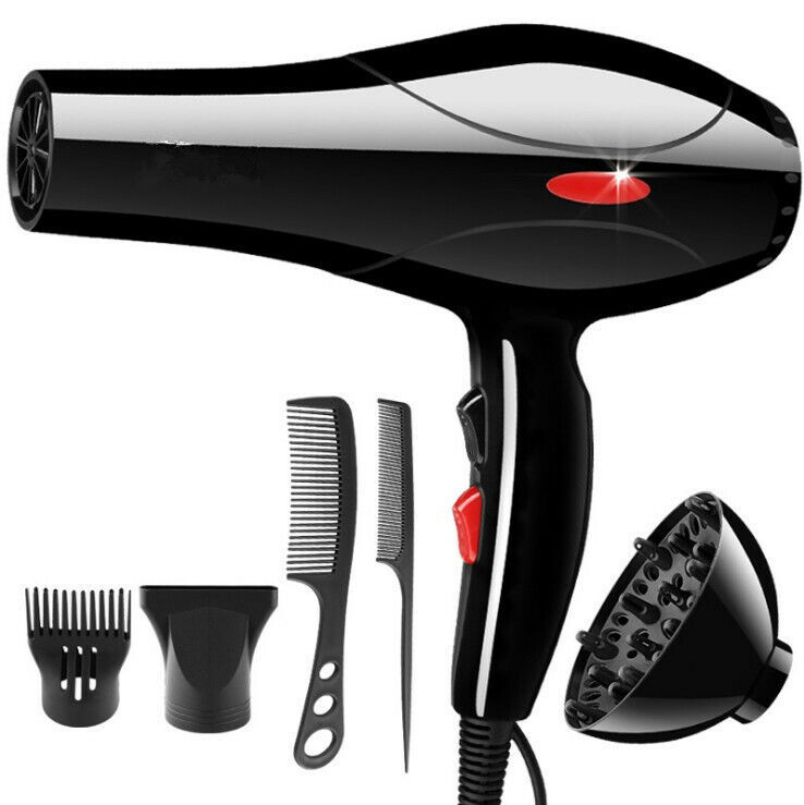 2200W Professional Style Hair Dryer Nozzle Concentrator Blower Pro Salon Heat UK StreetSharks