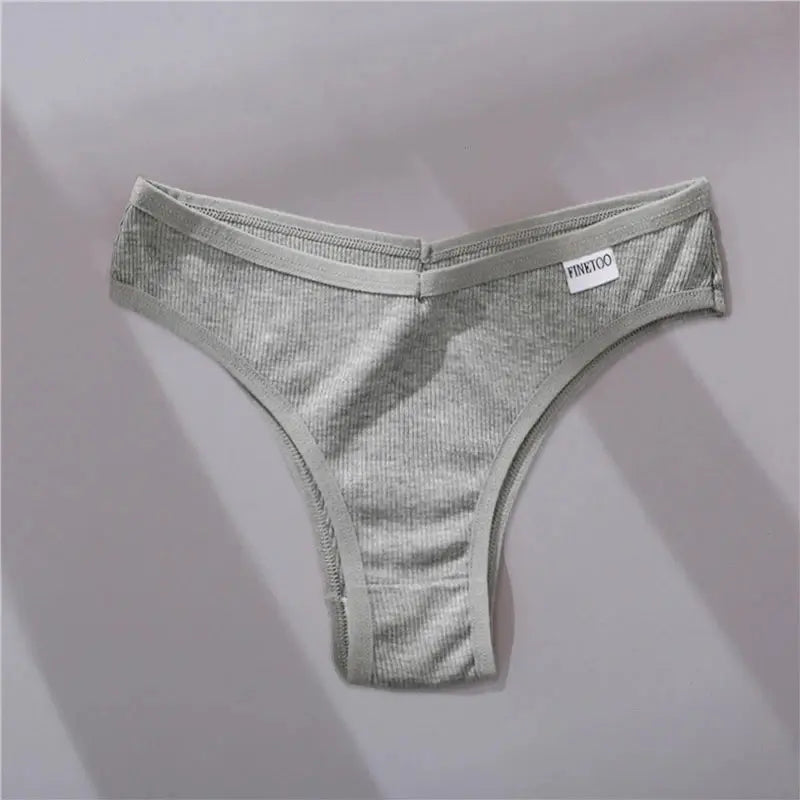 5Pcs/Set Women Cotton Brazilian Panties V Waist Female Underwear Comfortable Underwear Low Rise T-Back Bikini Girls Lingerie New luxecrown.co.uk