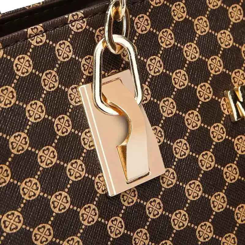 6 Pcs Women's Bag Fashion Handbag Sets Shoulder Crossbody Bag For Women Commuting Female Boston Bag Wallet