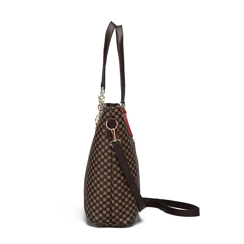 6 Pcs Women's Bag Fashion Handbag Sets Shoulder Crossbody Bag For Women Commuting Female Boston Bag Wallet luxecrown.co.uk