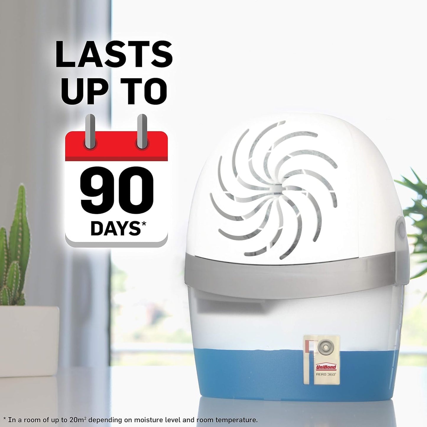 UniBond AERO 360° Moisture Absorber Neutral Refill Tab, ultra-absorbent and odour-neutralising, for AERO 360° Dehumidifier, Condensation Absorbers, 450 g ( Pack of 4) Streetsharks