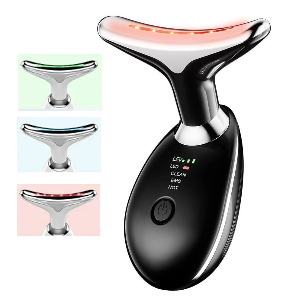 Neck Face Massager Skin Care Facial Massage Device With 3 Color Modes For Skin Rejuvenation Face Sculpting Tool For Double Chin StreetSharks