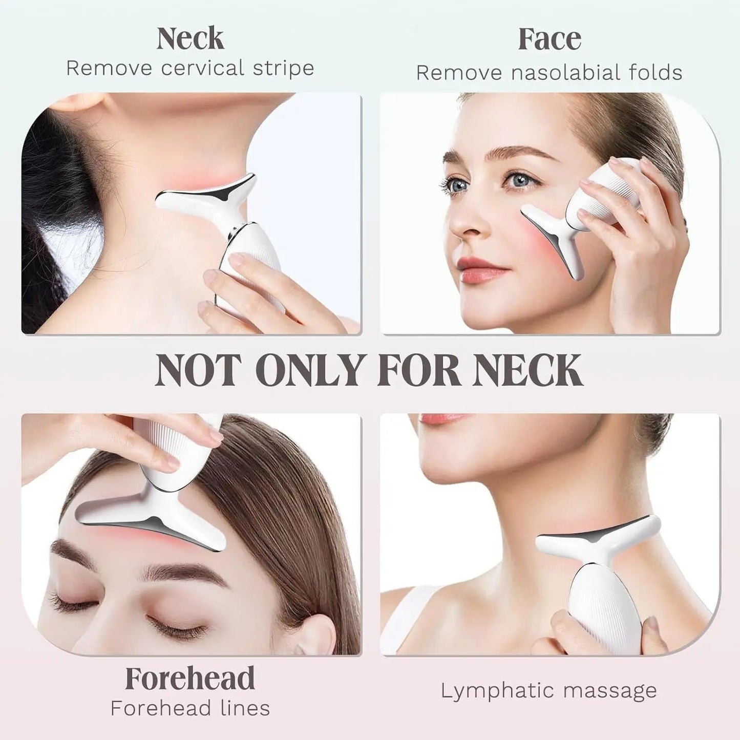 7 Colours Neck Face Lifting Massager Skin Tighten Device LED Anti Wrinkle Beauty StreetSharks