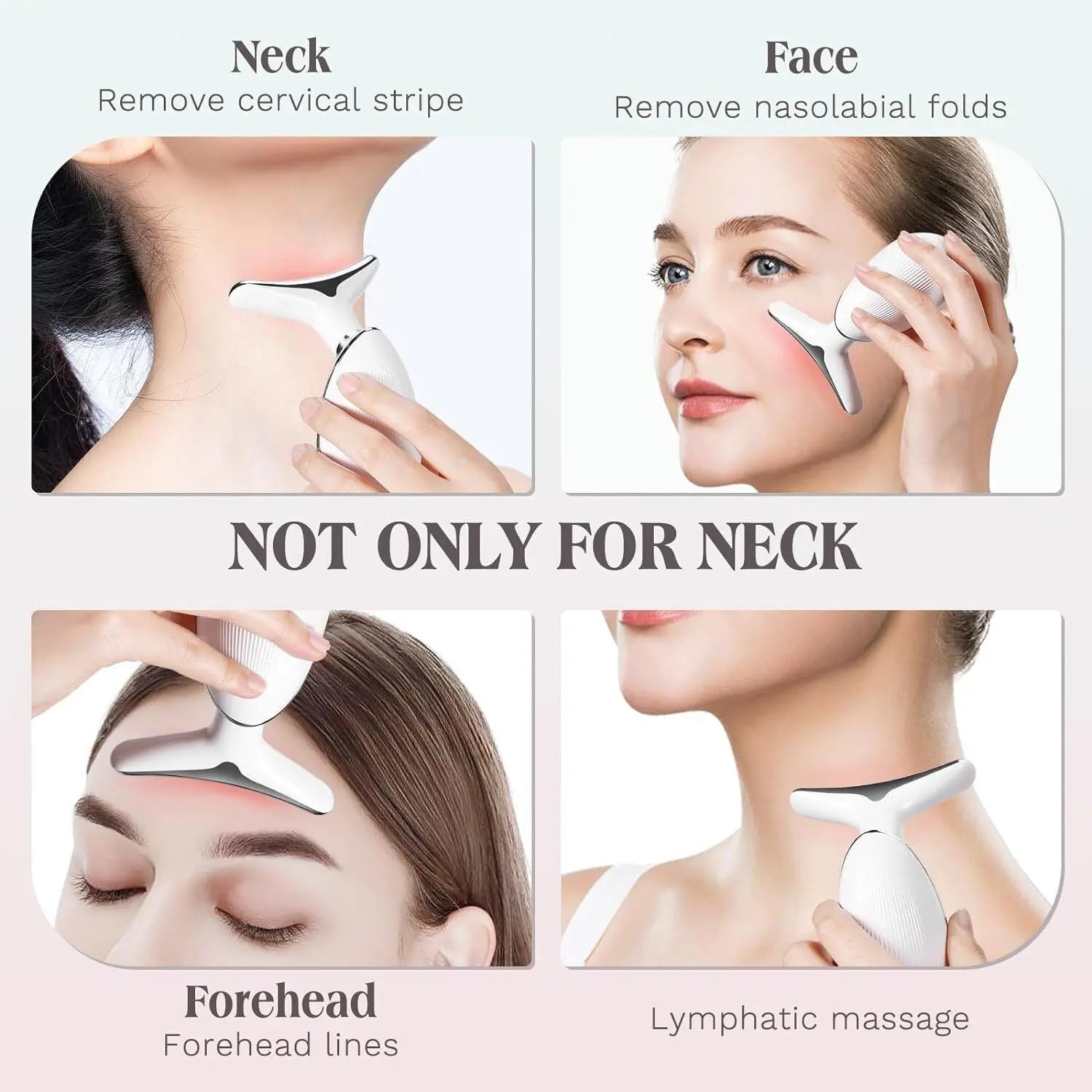 7 Colours Neck Face Lifting Massager Skin Tighten Device LED Anti Wrinkle Beauty StreetSharks