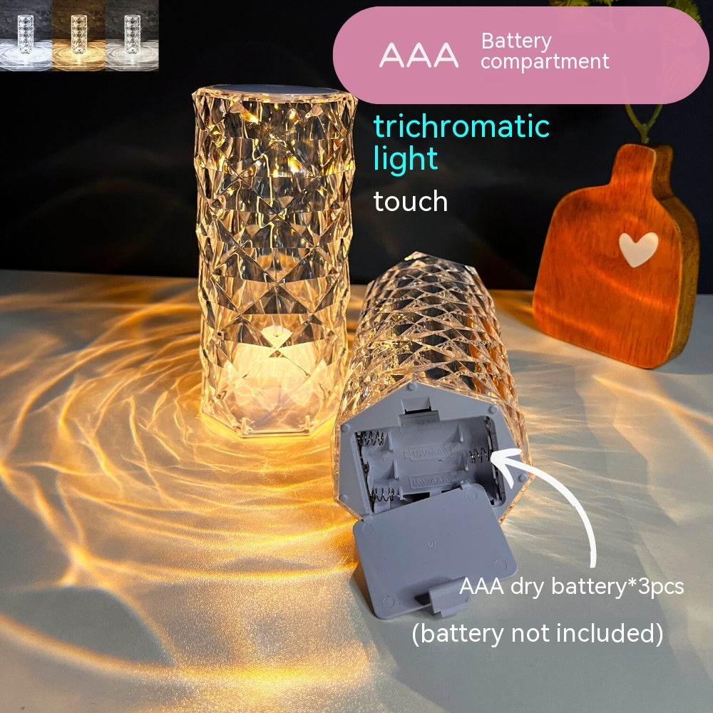 Crystal Rose Lamp Atmosphere Creative Led Table Lamp StreetSharks