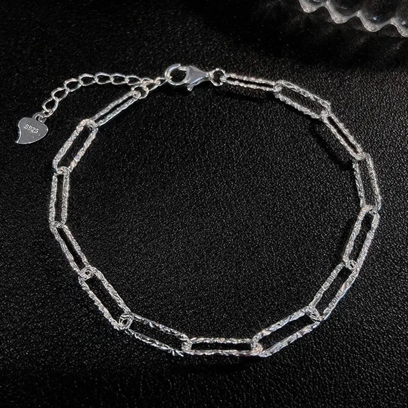 925 Sterling Silver Zircon Bracelet For Women Luxury Handy Adjustable New Ladies Jewelry Birthday Party Fashion Jewelry Gift Streetsharks