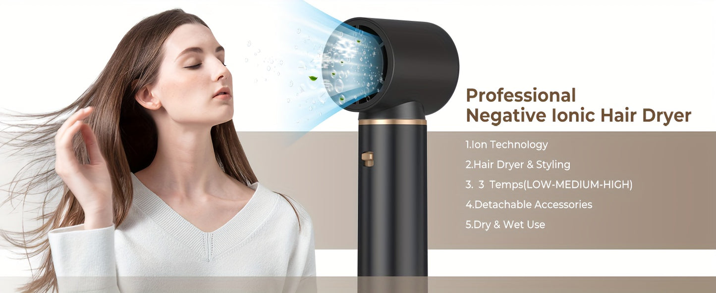 5-in-1 Hot Air UKLISS Styling Brush, Multi-Functional Hair Styling Tools with Replaceable Brush Heads for Women DT Streetsharks