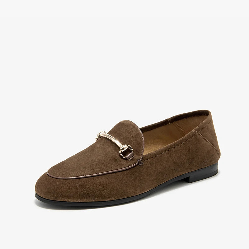 BEAUTODAY Dress Shoes Women Loafers Cow Leather Sheepskin Rubber Formal Business Suit Ladies 2025 Spring Autumn Handmade 27171 luxecrown.co.uk