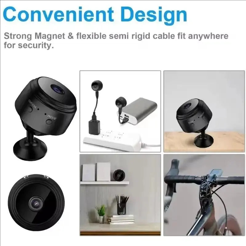 A9 WiFi Mini Camera Wireless Video Recorder Security Protection Camera Smart Home Monitoring Camera For Infants And Pets luxecrown.co.uk