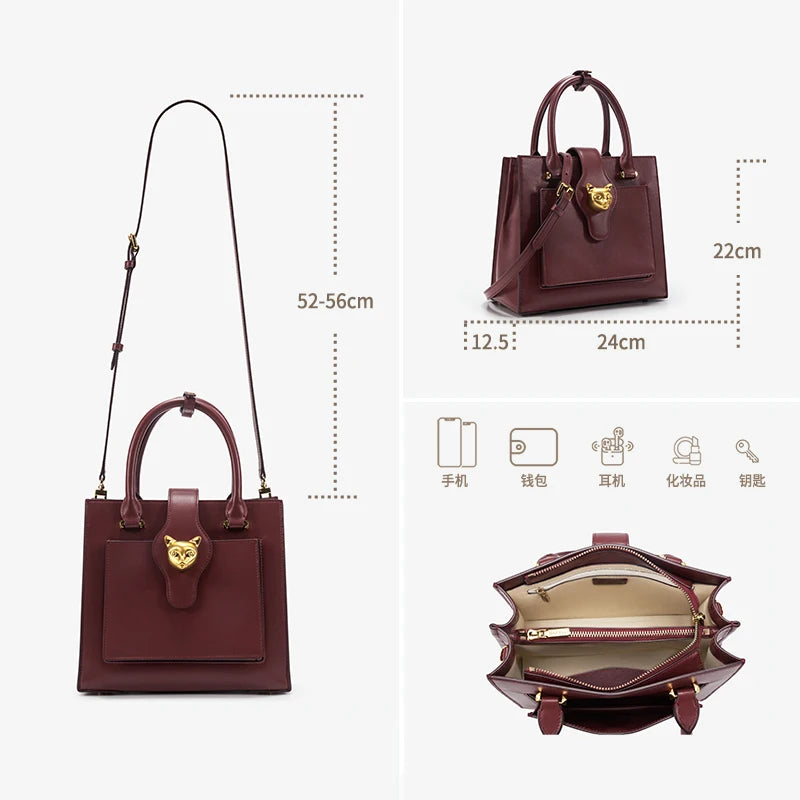 BAFELLI Luxury Leather Women's Bag 2026 New Model Large Capacity Multi-compartment Handheld Crossbody Bag Fashion Commuter luxecrown.co.uk