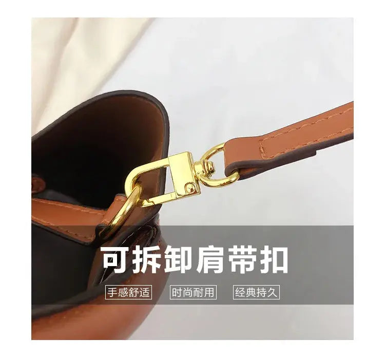 Advanced fashion bag for women 2025 new casual women's bag, large capacity bucket bag, shoulder bag, diagonal cross bag luxecrown.co.uk