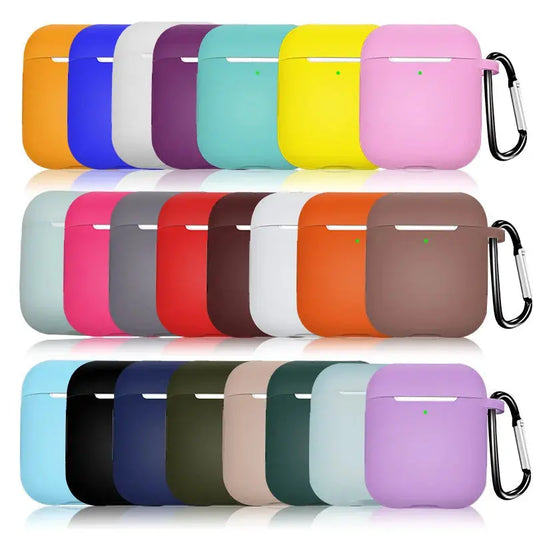 AirPods 2nd Generation Case Cover with Hook - Protective Earmuff Case luxecrown.co.uk