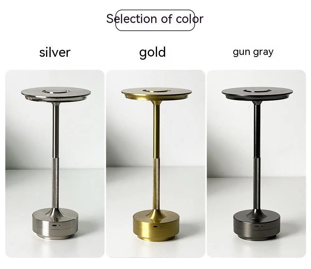 All Aluminum I-shaped Touch Table Lamp USB Charging StreetSharks