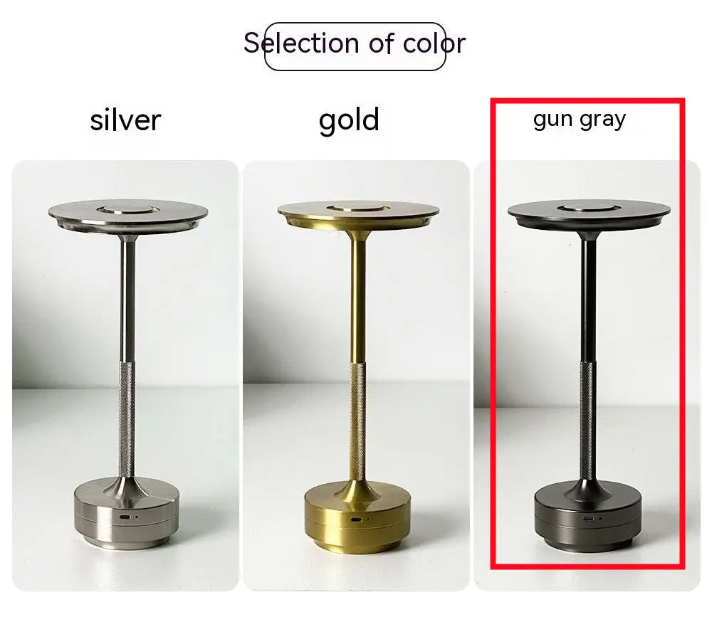 All Aluminum I-shaped Touch Table Lamp USB Charging StreetSharks