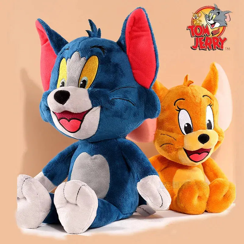 Anime Tom And Jerry Plush Toy Cartoon Movie Figures Cat Mouse Cute Plushies Stuffed Animal Doll Toys For Kids Gift Free Shipping luxecrown.co.uk