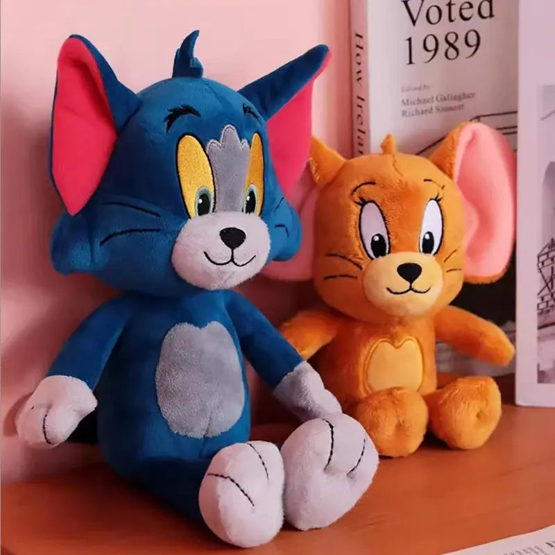 Anime Tom And Jerry Plush Toy Cartoon Movie Figures Cat Mouse Cute Plushies Stuffed Animal Doll Toys For Kids Gift Free Shipping luxecrown.co.uk