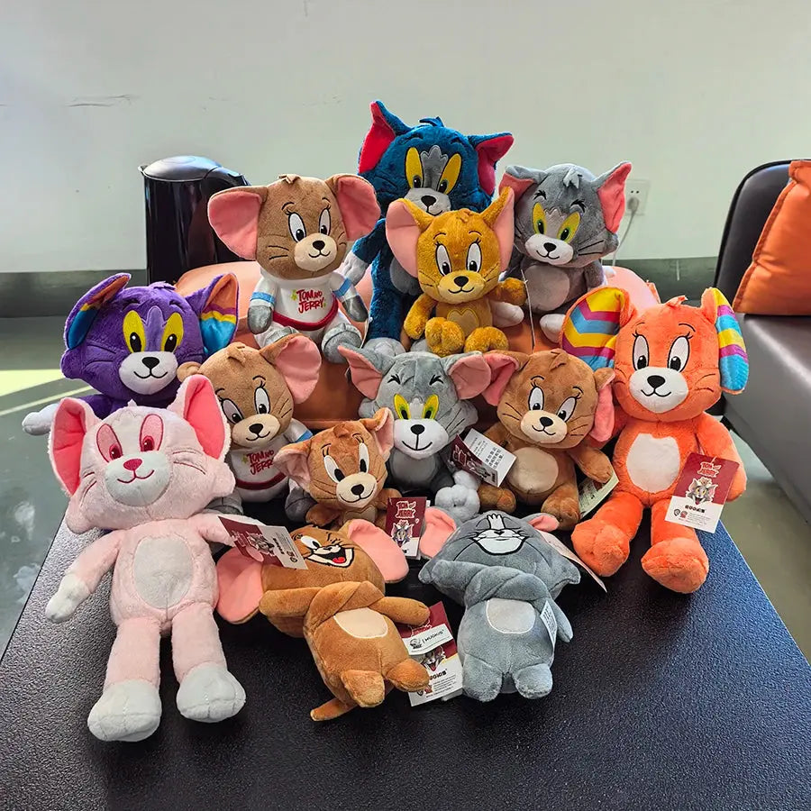 Anime Tom And Jerry Plush Toy Cartoon Movie Figures Cat Mouse Cute Plushies Stuffed Animal Doll Toys For Kids Gift Free Shipping luxecrown.co.uk