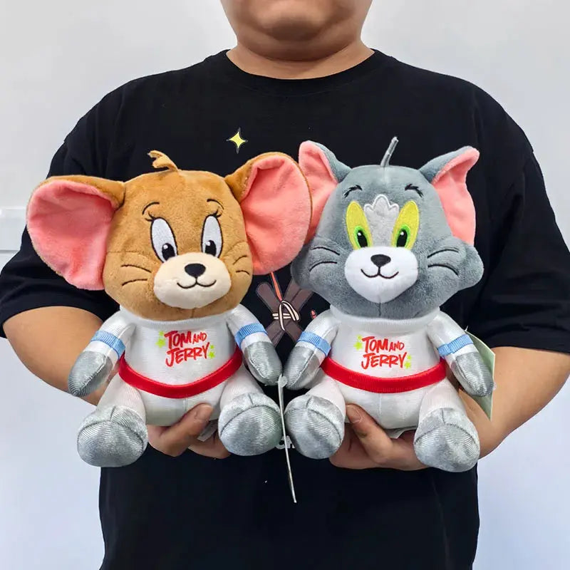 Anime Tom And Jerry Plush Toy Cartoon Movie Figures Cat Mouse Cute Plushies Stuffed Animal Doll Toys For Kids Gift Free Shipping luxecrown.co.uk