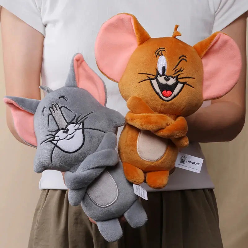 Anime Tom And Jerry Plush Toy Cartoon Movie Figures Cat Mouse Cute Plushies Stuffed Animal Doll Toys For Kids Gift Free Shipping luxecrown.co.uk