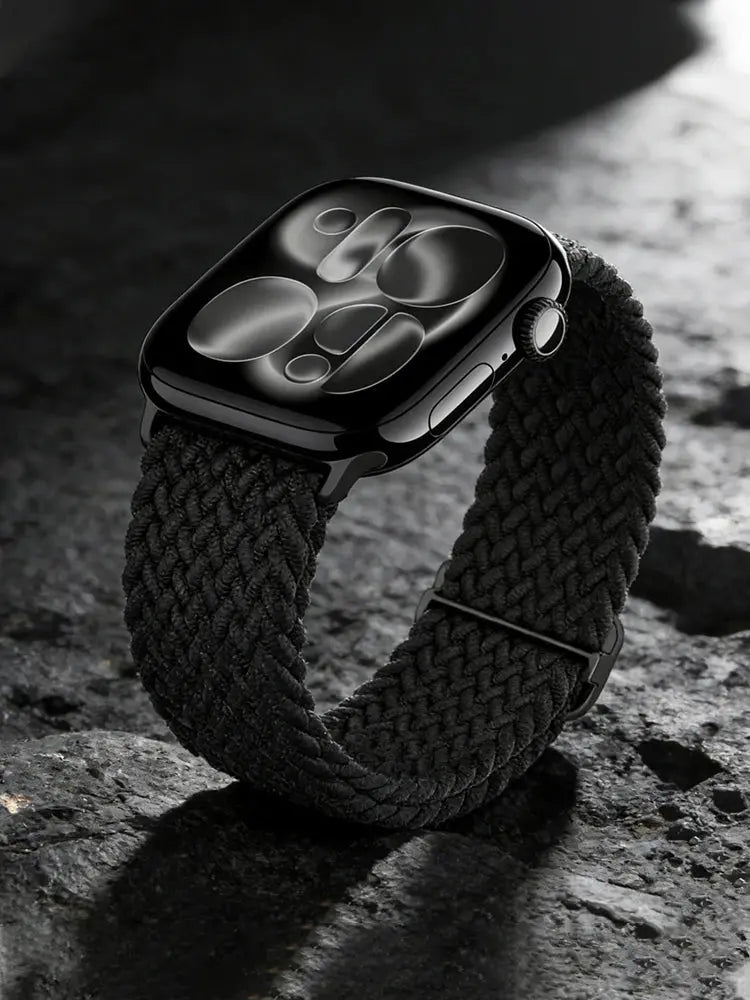 Apple Watch Band 42mm 46mm 44mm 40mm 45mm Ultra 3 49mm Braided Bracelet Correa Series 11 10 9 8 7 6 SE3 Smartwatch Straps luxecrown.co.uk