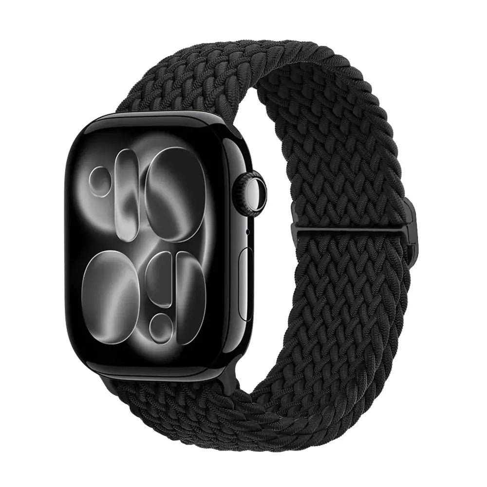 Apple Watch Band 42mm 46mm 44mm 40mm 45mm Ultra 3 49mm Braided Bracelet Correa Series 11 10 9 8 7 6 SE3 Smartwatch Straps luxecrown.co.uk