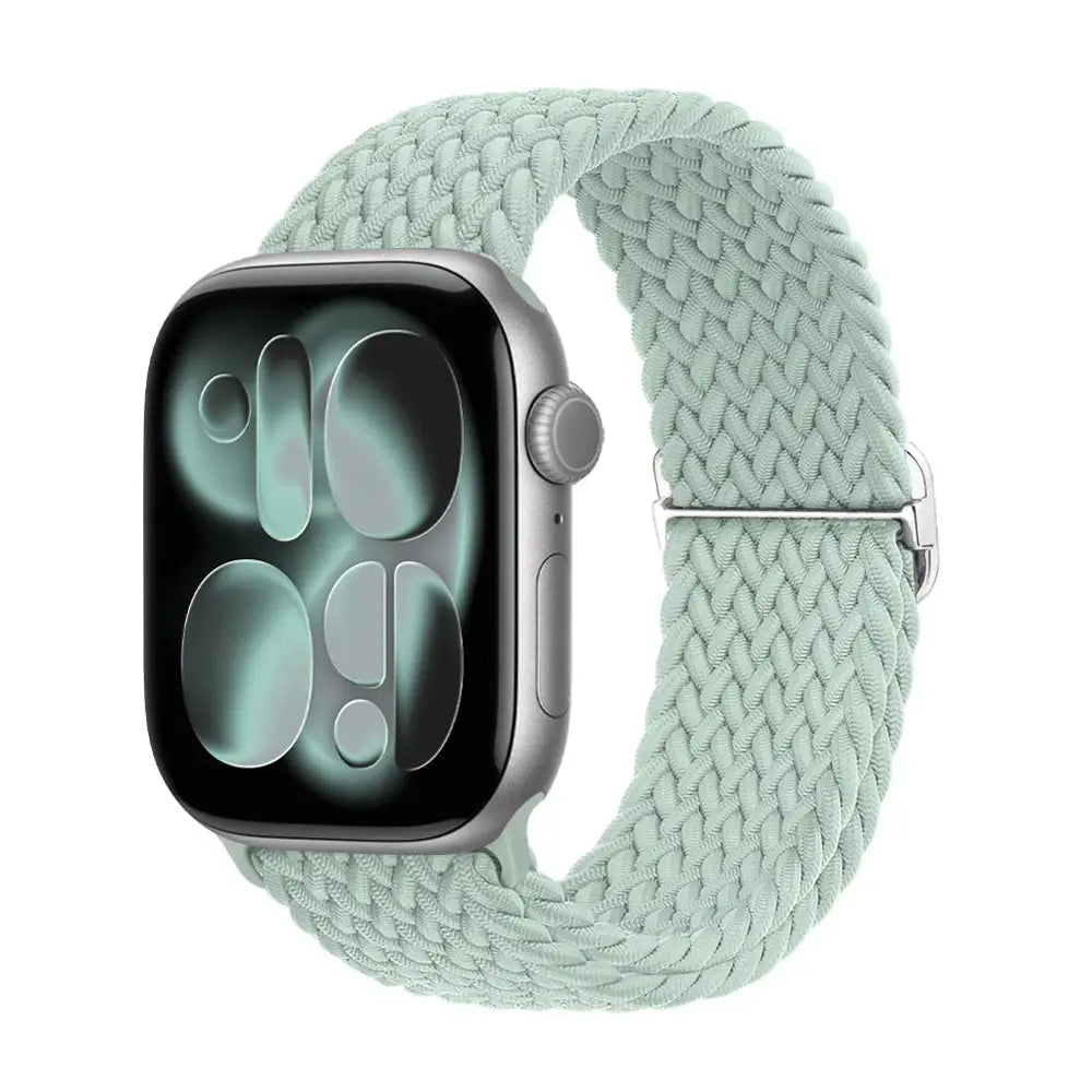 Apple Watch Band 42mm 46mm 44mm 40mm 45mm Ultra 3 49mm Braided Bracelet Correa Series 11 10 9 8 7 6 SE3 Smartwatch Straps luxecrown.co.uk