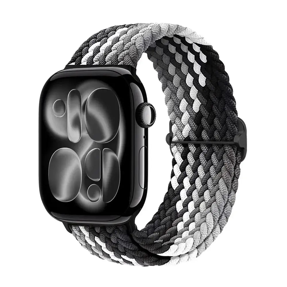 Apple Watch Band 42mm 46mm 44mm 40mm 45mm Ultra 3 49mm Braided Bracelet Correa Series 11 10 9 8 7 6 SE3 Smartwatch Straps luxecrown.co.uk