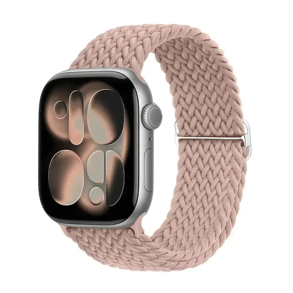 Apple Watch Band 42mm 46mm 44mm 40mm 45mm Ultra 3 49mm Braided Bracelet Correa Series 11 10 9 8 7 6 SE3 Smartwatch Straps luxecrown.co.uk
