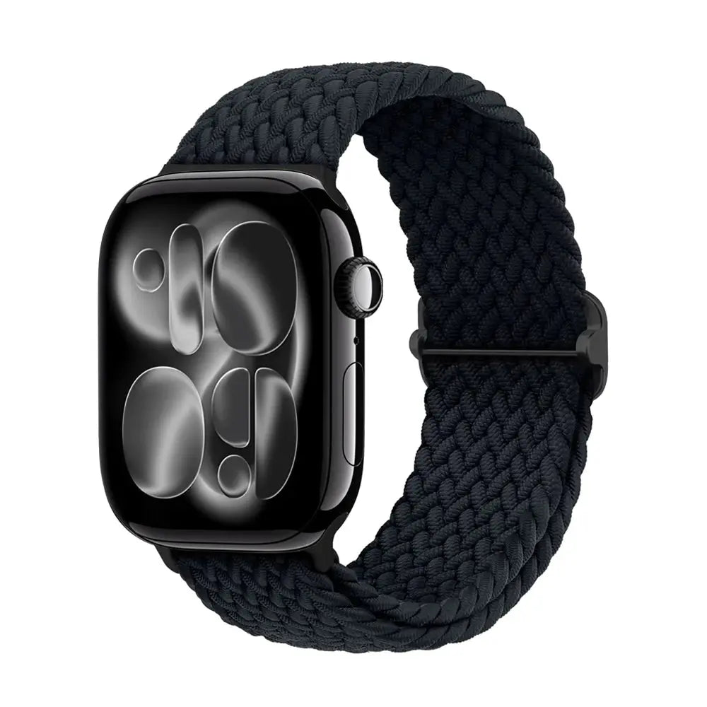 Apple Watch Band 42mm 46mm 44mm 40mm 45mm Ultra 3 49mm Braided Bracelet Correa Series 11 10 9 8 7 6 SE3 Smartwatch Straps luxecrown.co.uk